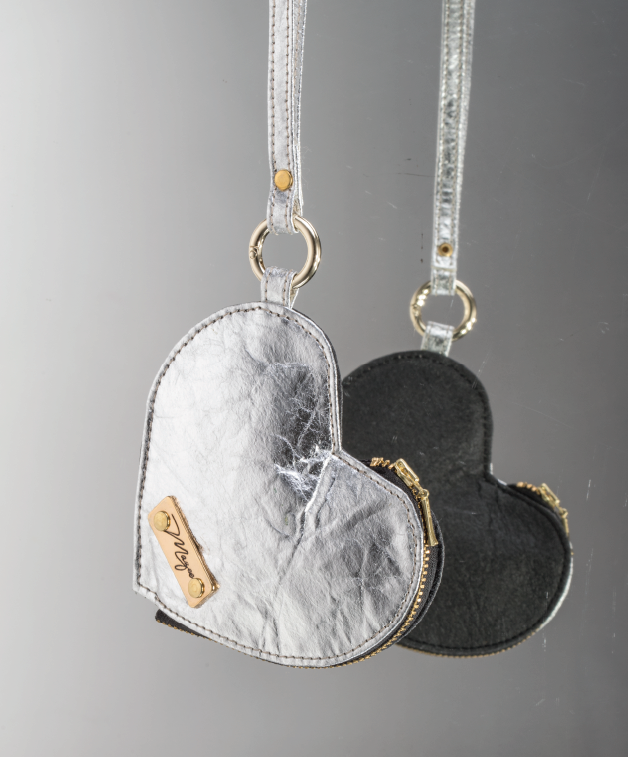 Piñatex - Coin Wallets - Heart